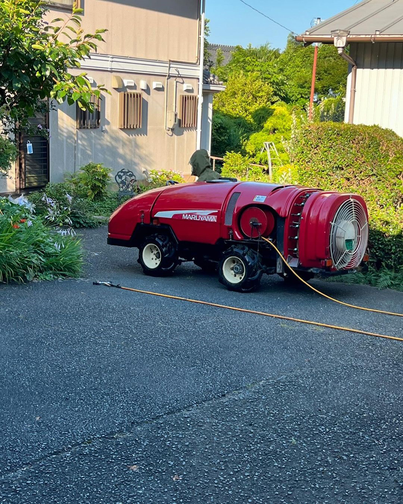 農薬散布の機械の写真
